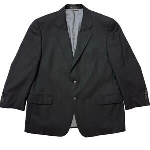 Stanley Blacker Dark Gray Blazer Size Double Button 43S/41W